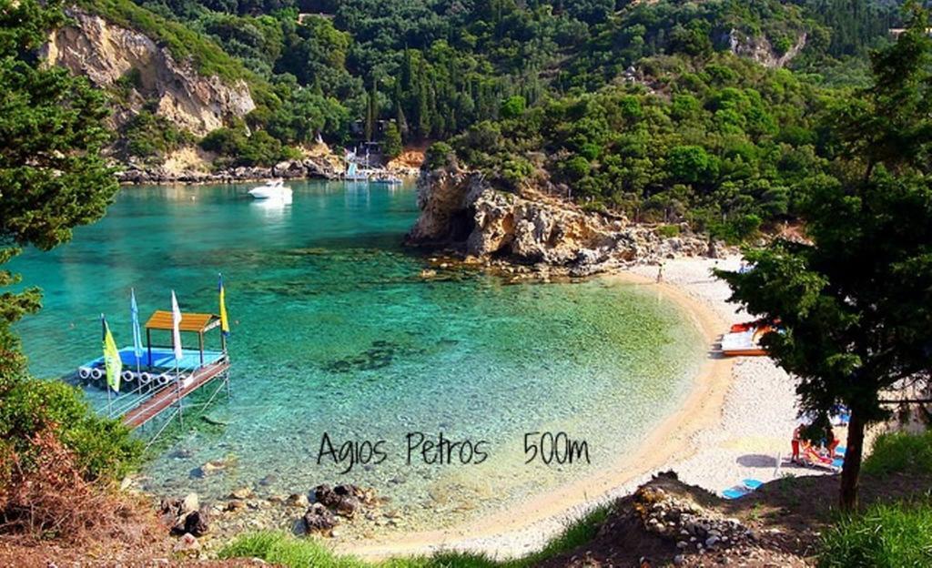 Rapanos Apartments Paleokastritsa Exteriör bild
